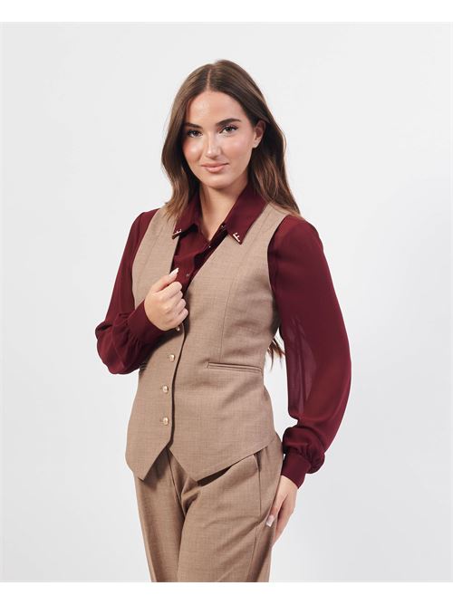 Gilet femme Yes Zee en viscose mélangée YES ZEE | G103-K9000226